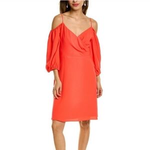 Trina Turk Poppy Off Shoulder Midi Dress